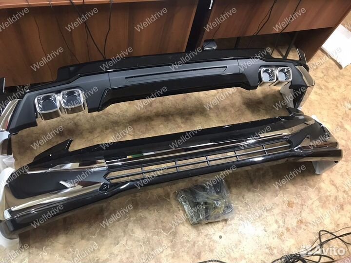 Обвес Modellista Toyota LC Prado 150 18-21 черный