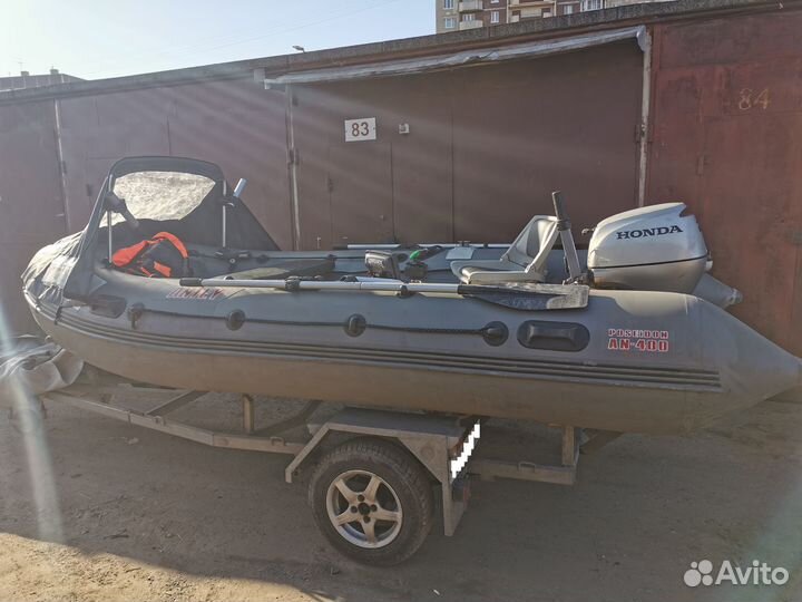 Антей 400 + Honda 20 + картплоттер + прицеп