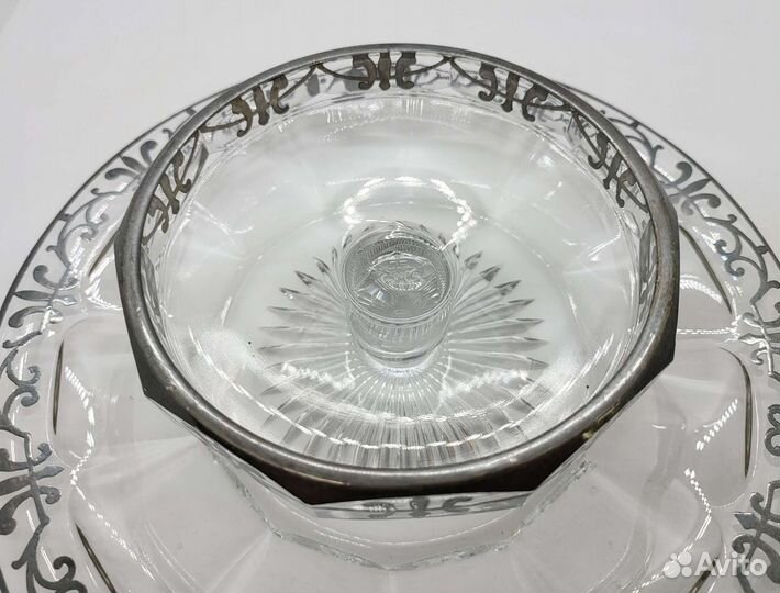 Серебряная менажница