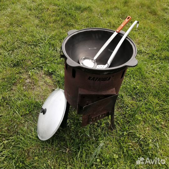 Казан 12 литров. Чугун. Аренда