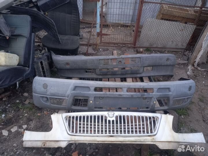 Бампер передний газель