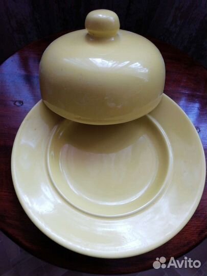 Масленка фарфоровая