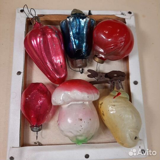Елочные игрушки СССР под реставрацию