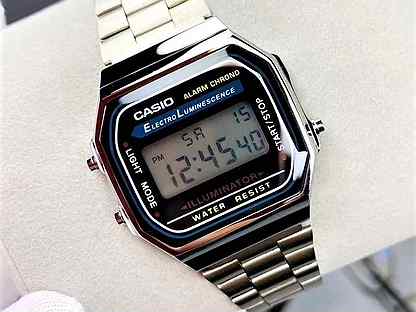 Часы Casio illuminator Silver Black