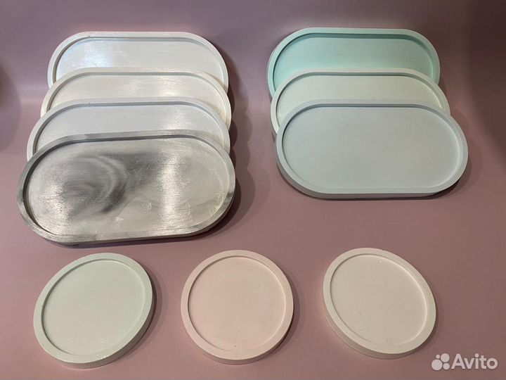 Поднос из гипса 17,5*9