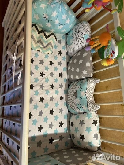 Бортики в детскую кроватку