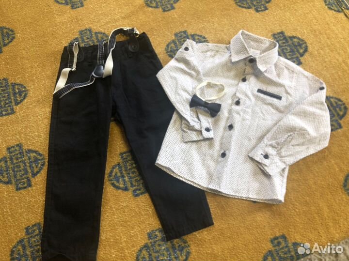 Рубашка и брюки на мальчика 92-98