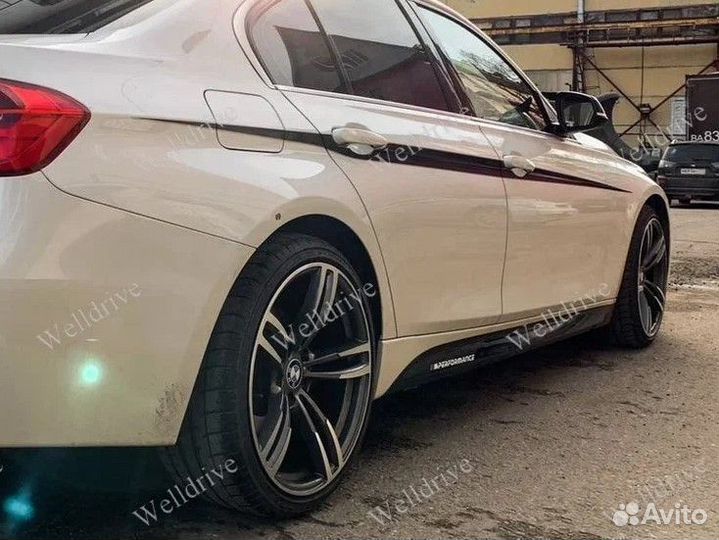 Накладки боковых порогов BMW F30 M-Performance