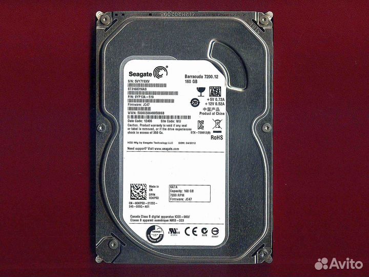 Жесткий диск 160 гб Seagate Barracuda