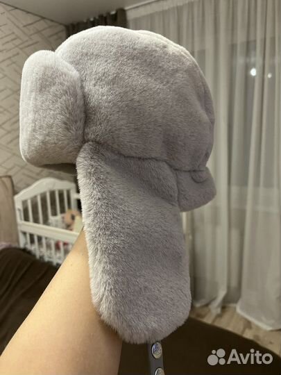 Шапка ушанка женская