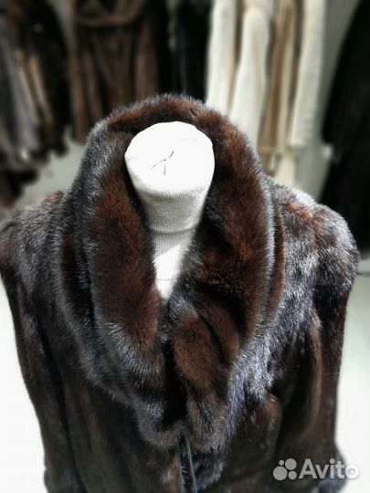 Шуба норковая 50 размер длинная