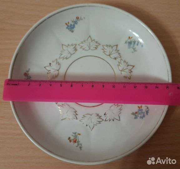 Тарелка-блюдце, Дулево 1955 год