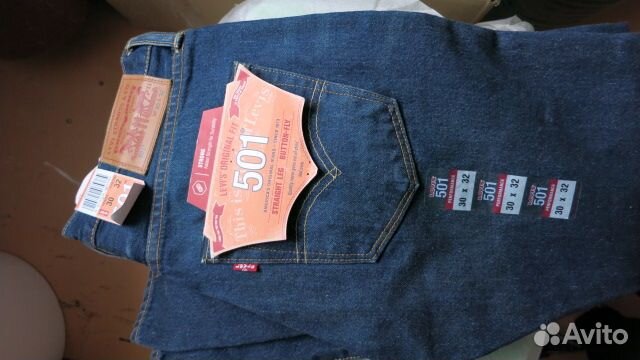 Джинсы levis 501 оригинал 30/32