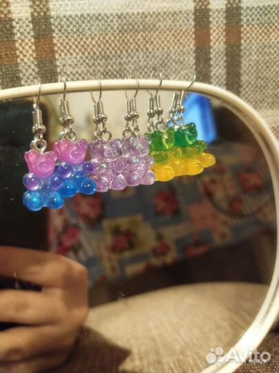 Серьги бижутерия