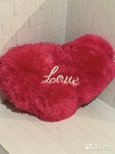 Подушка сердце мягкое