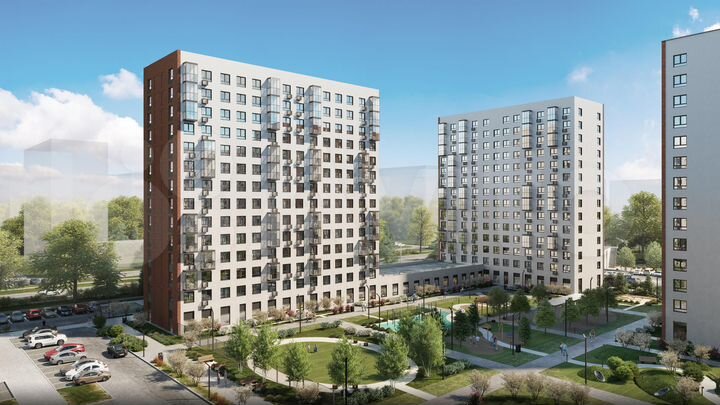 2-к. квартира, 42,9 м², 5/14 эт.