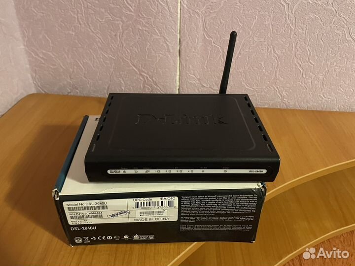 Wi-Fi роутер D-Link DSL-2640U