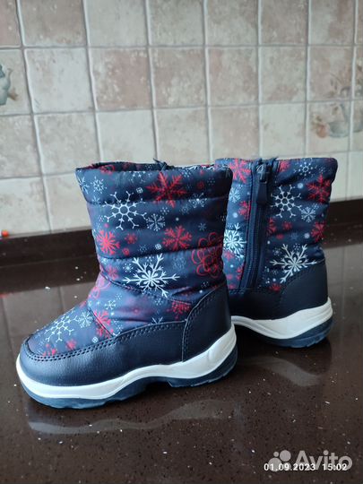 Сапоги детские зимние 25 размер