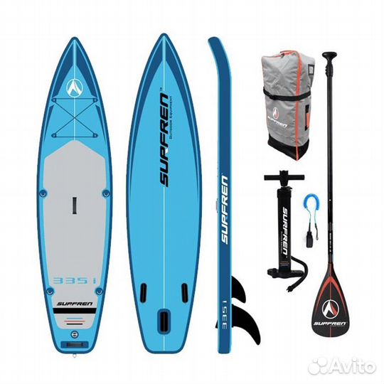 SUP board надувной surfren 335i (двухслойная) 11.0