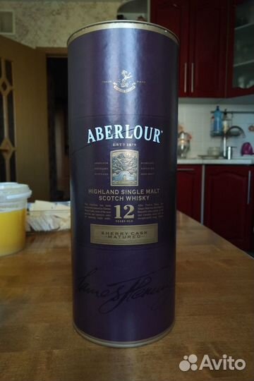 Пустая бутылка+коробка виски Aberlour 12 лет