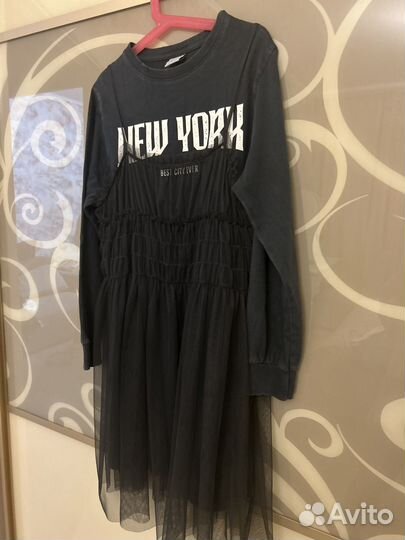 Платье толстовка zara 140 см