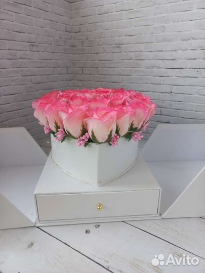 Букет из мыльных цветов