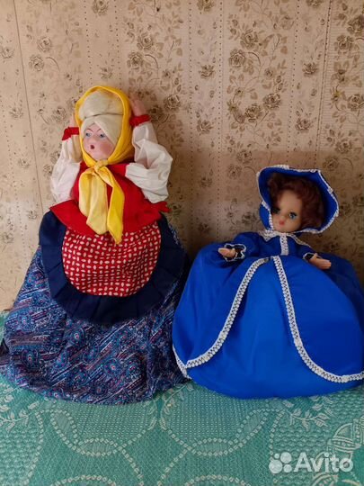 Кукла грелка на чайник СССР