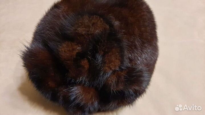Шапка норковая женская бу