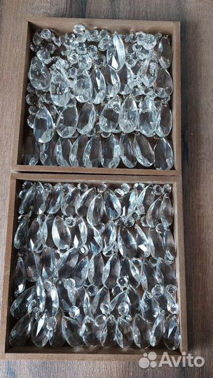 Подвески для люстры, хрусталь, капли, шары