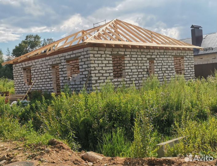 Кровля любой сложности кладка фундамент материал