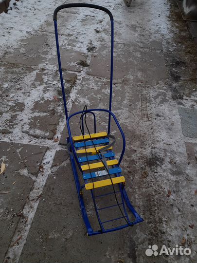 Детские санки с колесами