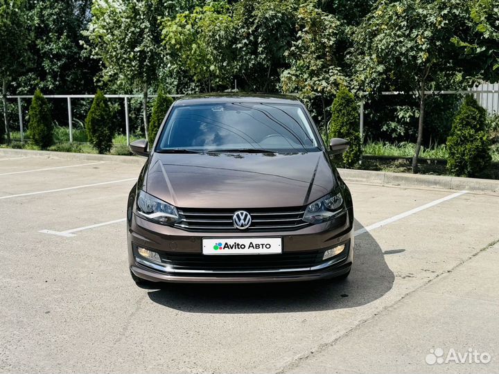 Volkswagen Polo 1.6 AT, 2016, 62 200 км