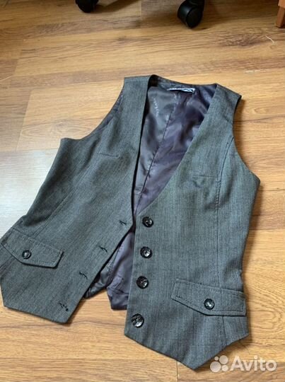 Школьная серая жилетка Sky Lake