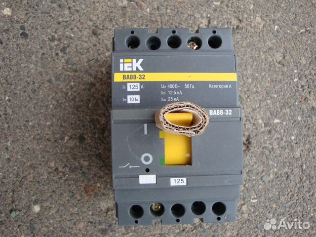 Автоматический выключатель iek ва88 32. Авт. Выкл. Ва-88-32 125 а 3р ИЭК. IEK ва88-32. Выключатель автоматический ва 88-32 in - 125a. Ва88-32 3р 125а.