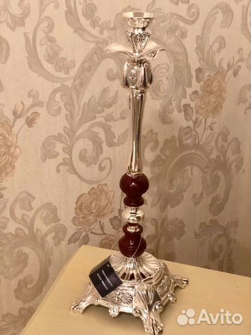 Подсвечник посеребренный