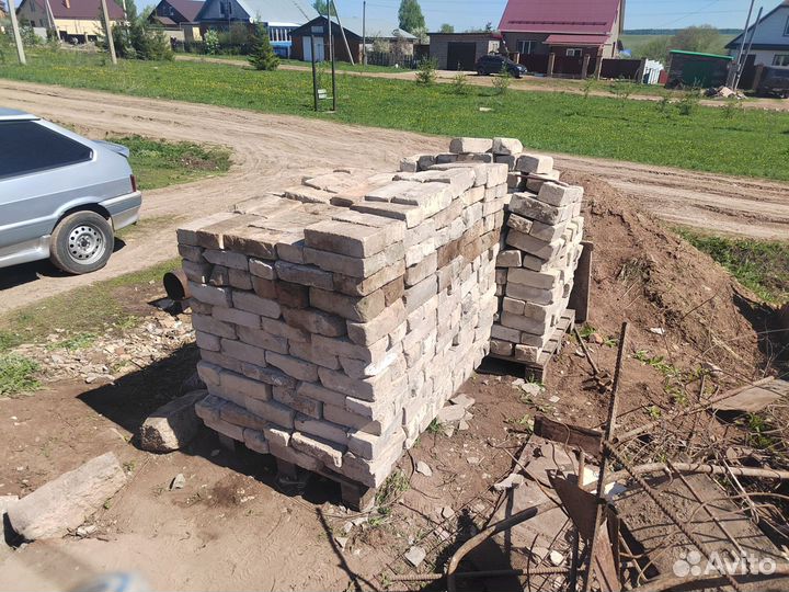 Кирпич силикатный бу