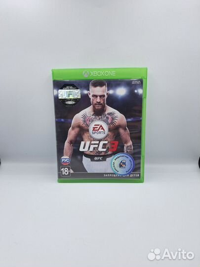 UFC 3 xbox one (б/у, рус.суб.)