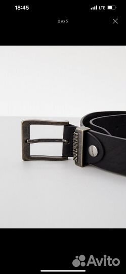 Мужской кожаный ремень Bikkembergs