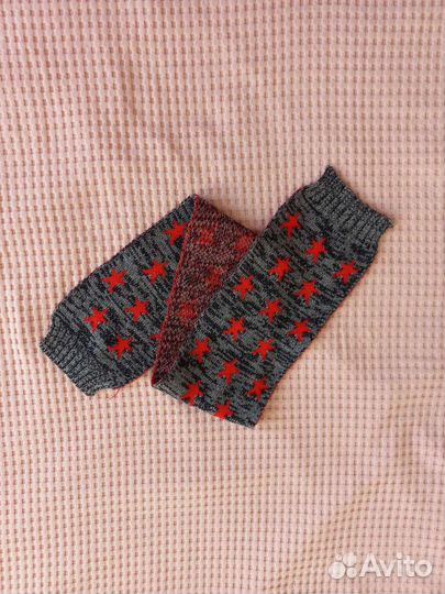 Шарф для мальчика и варежки