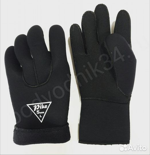 Неопреновые носки и перчатки для подводной охоты