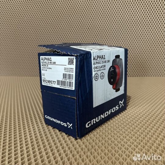 Насос Grundfos alpha 1 25-80-180 model E 99199577