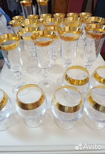 Фужеры,Bohemia, весь набор 30шт