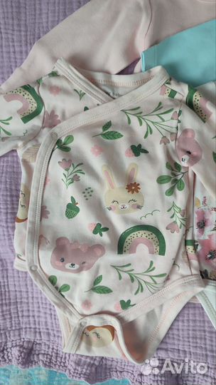 Боди для девочки 56 62 пакетом