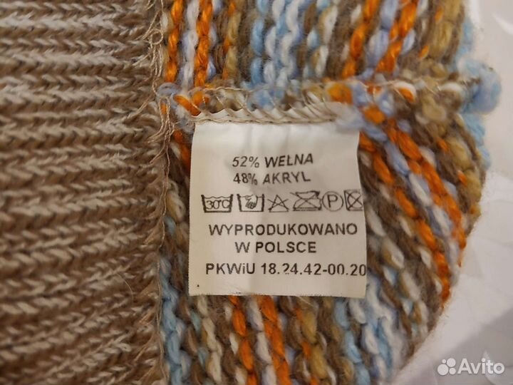 Комплект Шарф и шапка для мальчика, на 1-2 года