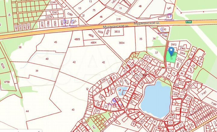 Участок 1,05 га (ИЖС)