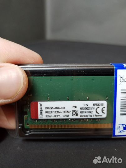 Оперативная память Kingston ddr4 16gb