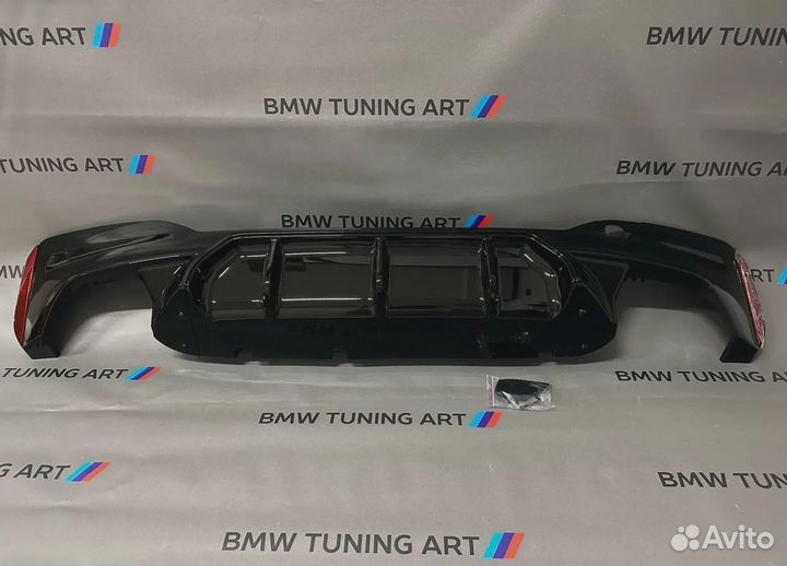 Диффузор на задний бампер bmw 5 g30 g31 M5 F90