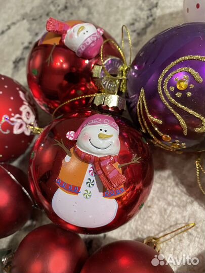 Новогодние игрушки,Елочные игрушки, гирлянда