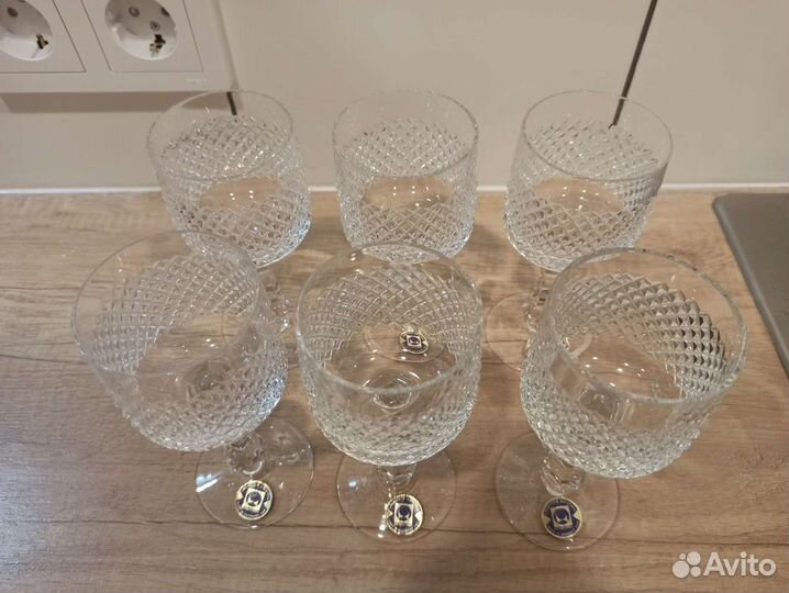 Хрустальные бокалы гдр