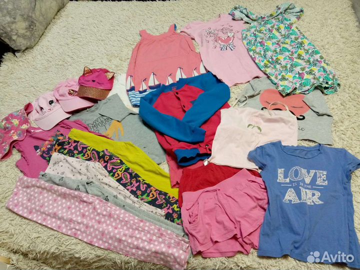 Вещи пакетом на девочку 122-134